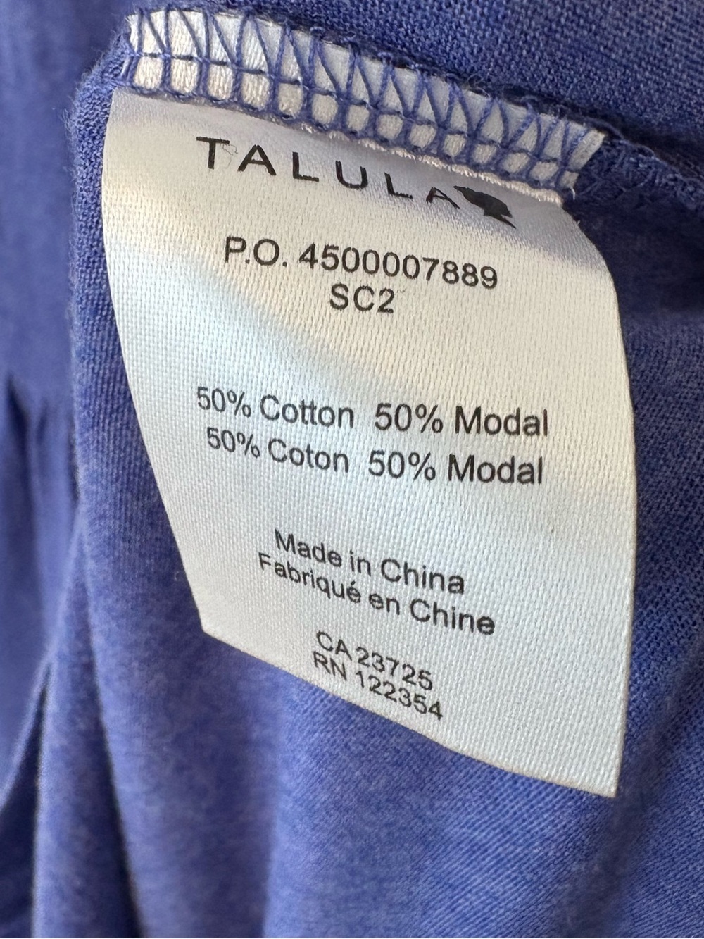 3/$30 Aritzia Tulala Sleeveless Blue Scoop Neck Sundress Size Small - Picture 7 of 10